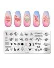 PICT YOU Flower Nail stemplowanie płyt liść stempel szablony druk geometryczny DIY Design wzornik narzędzia zdobienia paznokci p