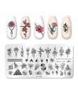 PICT You Nail stemplowanie płyty list linia projekt szablon tłoczenia ze stali nierdzewnej projekt paznokci Manicure zdobienia p