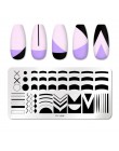 PICT You Nail stemplowanie płyty list linia projekt szablon tłoczenia ze stali nierdzewnej projekt paznokci Manicure zdobienia p