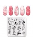 PICT You Nail stemplowanie płyty list linia projekt szablon tłoczenia ze stali nierdzewnej projekt paznokci Manicure zdobienia p