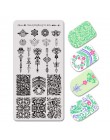 Beautybigbang 6*12CM płytka do stemplowania s XL-081 chmura gwiazda śliczne wzór jednorożca warstwa zdobiąca paznokcie płytka do