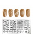 PICT You Nail stemplowanie płyty list linia projekt szablon tłoczenia ze stali nierdzewnej projekt paznokci Manicure zdobienia p