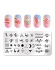 PICT You Nail stemplowanie płyty list linia projekt szablon tłoczenia ze stali nierdzewnej projekt paznokci Manicure zdobienia p