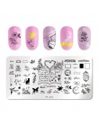 PICT You Nail stemplowanie płyty list linia projekt szablon tłoczenia ze stali nierdzewnej projekt paznokci Manicure zdobienia p