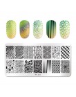 PICT You wzory zwierzęce płytki do tłoczenia paznokci ze stalowymi ćwiekami Art płytka z obrazkiem Stamp szablon narzędzia PY-F0