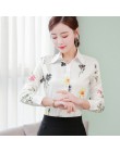 5XL Patchwork koszule z długim rękawem bluzka damska jesień klapy biurowa, damska przycisk koszula na co dzień bluzki plus size 