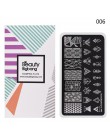 BeautyBigBang paznokci tłoczenia płyty piękny jednorożec Rainbow chmura paznokci szablon płyta prostokąt wzornik znaczek do pazn