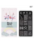 BeautyBigBang paznokci tłoczenia płyty piękny jednorożec Rainbow chmura paznokci szablon płyta prostokąt wzornik znaczek do pazn