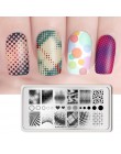 BORN PRETTY paznokci tłoczenia płyty prostokąt piękno wielu stylów Nail Art Stamp obraz szablon szablony artysta Manicure