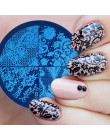 1 sztuk okrągły szablon tłoczenia paznokci płyty łapacz snów kwiaty koronki obraz polski Transfer narzędzia diy dla Nail Art JIS