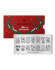 BORN PRETTY Christmas Nail stemplowanie płyty niedźwiedź polarny do dekoracji paznokci (kształt prostokątny) drukowanie szablonó