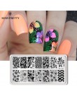 BORN PRETTY tłoczniki do paznokci koronki kwiat wzór zwierząt Nail Art Stamp szablon tłoczenia obraz płyty szablon do paznokci n