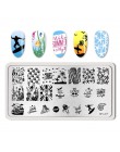 BORN PRETTY tłoczniki do paznokci koronki kwiat wzór zwierząt Nail Art Stamp szablon tłoczenia obraz płyty szablon do paznokci n