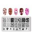 BORN PRETTY tłoczniki do paznokci koronki kwiat wzór zwierząt Nail Art Stamp szablon tłoczenia obraz płyty szablon do paznokci n