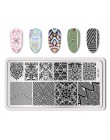 BORN PRETTY tłoczniki do paznokci koronki kwiat wzór zwierząt Nail Art Stamp szablon tłoczenia obraz płyty szablon do paznokci n