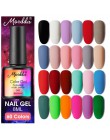 MORDDA 8 ML żel polski UV LED lakier do paznokci do Manicure 60 kolory lakier żelowy Semi permanentny żel malowanie paznokci DIY