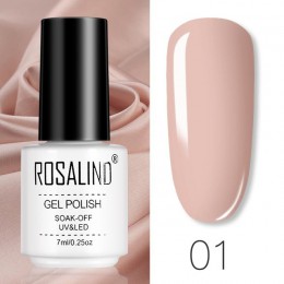 ROSALIND zestaw do polerowania żelu wszystko do Manicure Semi Permanent Vernis warstwa wierzchnia UV LED lakier do paznokci Soak