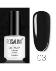 ROSALIND zestaw do polerowania żelu wszystko do Manicure Semi Permanent Vernis warstwa wierzchnia UV LED lakier do paznokci Soak