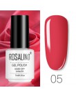 ROSALIND zestaw do polerowania żelu wszystko do Manicure Semi Permanent Vernis warstwa wierzchnia UV LED lakier do paznokci Soak