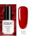 ROSALIND zestaw do polerowania żelu wszystko do Manicure Semi Permanent Vernis warstwa wierzchnia UV LED lakier do paznokci Soak