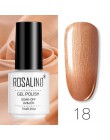 ROSALIND zestaw do polerowania żelu wszystko do Manicure Semi Permanent Vernis warstwa wierzchnia UV LED lakier do paznokci Soak