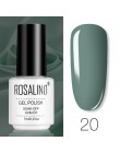 ROSALIND zestaw do polerowania żelu wszystko do Manicure Semi Permanent Vernis warstwa wierzchnia UV LED lakier do paznokci Soak