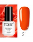 ROSALIND zestaw do polerowania żelu wszystko do Manicure Semi Permanent Vernis warstwa wierzchnia UV LED lakier do paznokci Soak