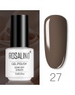 ROSALIND zestaw do polerowania żelu wszystko do Manicure Semi Permanent Vernis warstwa wierzchnia UV LED lakier do paznokci Soak