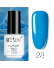 ROSALIND zestaw do polerowania żelu wszystko do Manicure Semi Permanent Vernis warstwa wierzchnia UV LED lakier do paznokci Soak