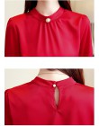 Blusas mujer de moda 2019 z długim rękawem koszule damskie damskie topy i bluzki szyfonowa bluzka koszula feminina bluzka w rozm