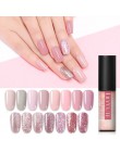 LILYCUTE 5ml Nude brokatowy lakier do paznokci różowe złote cekiny żel do paznokci Soak Off żel UV do dekoracji paznokci polski