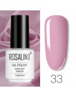 ROSALIND zestaw do polerowania żelu wszystko do Manicure Semi Permanent Vernis warstwa wierzchnia UV LED lakier do paznokci Soak