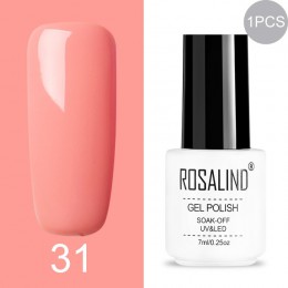 ROSALIND Gel polskie lakiery hybrydowe wszystko do paznokci Manicure Semi Permanent do paznokci żelowy lakier do paznokci UV Ver