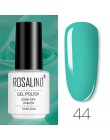 ROSALIND zestaw do polerowania żelu wszystko do Manicure Semi Permanent Vernis warstwa wierzchnia UV LED lakier do paznokci Soak