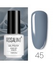 ROSALIND zestaw do polerowania żelu wszystko do Manicure Semi Permanent Vernis warstwa wierzchnia UV LED lakier do paznokci Soak