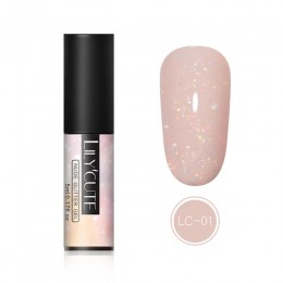 LILYCUTE 5ml kolor żel UV błyszczące cekiny Semi Permanent Soak Off żelowy lakier do paznokci lakier Design