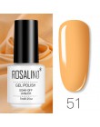 ROSALIND zestaw do polerowania żelu wszystko do Manicure Semi Permanent Vernis warstwa wierzchnia UV LED lakier do paznokci Soak