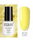 ROSALIND zestaw do polerowania żelu wszystko do Manicure Semi Permanent Vernis warstwa wierzchnia UV LED lakier do paznokci Soak