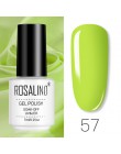 ROSALIND zestaw do polerowania żelu wszystko do Manicure Semi Permanent Vernis warstwa wierzchnia UV LED lakier do paznokci Soak