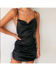 Macheda moda damska solidne paski spaghetti Backless bez rękawów seksowne sukienki dół długość regulowana damska Casual Dress Ne