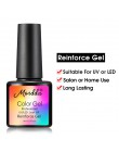 MORDDA 8 ML żel polski UV LED lakier do paznokci do Manicure 60 kolory lakier żelowy Semi permanentny żel malowanie paznokci DIY