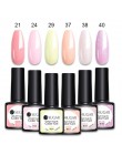 UR SUGAR 4/6 sztuk żel zestaw do polerowania UV Vernish półtrwały żel do przykrywania płaszcz 7.5ML lakier typu Soak Off żel do 