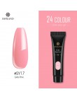 Żelowy lakier do paznokci w tubce łatwy wygodny domowy manicure różowy niebieski żółty czarny czerwony modny