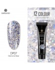 Saviland Diamond Polygel UV akryl Poly Gel cekiny czerwony niebieski długi naturalny szybki żel odbudowujący szybkie rozszerzeni