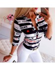 Fanbety kobiety regulowany rękaw łańcuchy druk ananasowy bluzka z guzikami koszule damskie elegancki swobodny top seksowny dekol