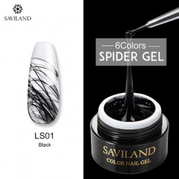 Saviland Spider Wire Drawing lakier żelowy do paznokci malowanie lakier żelowy ciągnięcie jedwabiu kreatywny fototerapia nail Ar