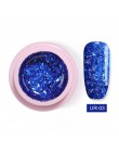 UR SUGAR Glitter żelowy lakier do paznokci UV Super lśniący platynowy lakier do paznokci UV Semi permanentny hybrydowy lakier do
