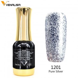 VENALISA Super Color farby żelowe lakier kryształowy CANNI Nail Art Glitter Pearl diamenty Soak off Platinum UV żelowy lakier do