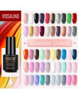 ROSALIND żelowy lakier do paznokci kolory tęczy do Manicure do dekoracji paznokci UV LED z podkład Top Coat do lakierów Poly Gel