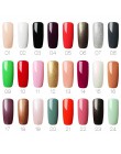 ROSALIND żelowy lakier do paznokci kolory tęczy do Manicure do dekoracji paznokci UV LED z podkład Top Coat do lakierów Poly Gel